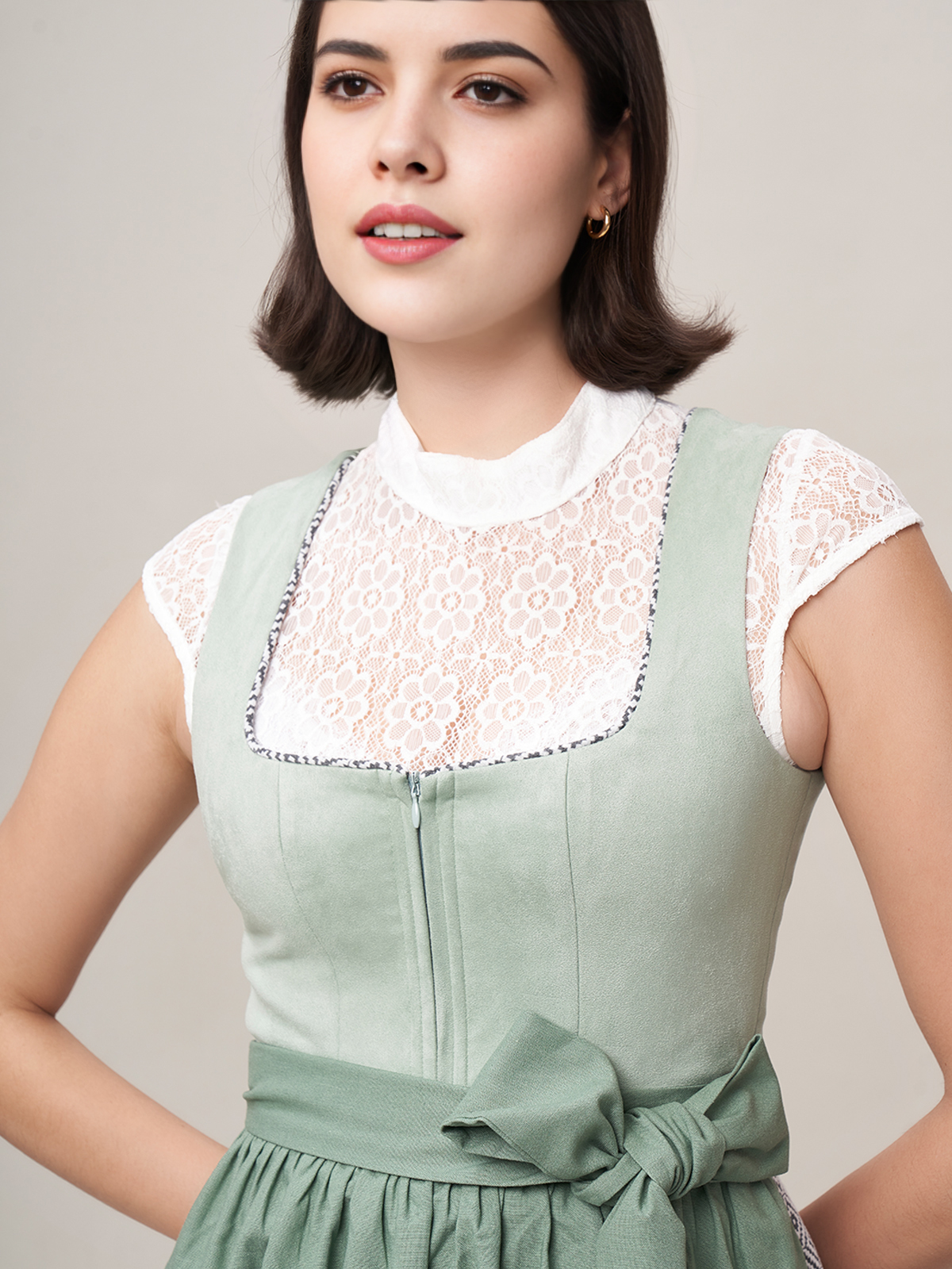 Dirndl in Grün