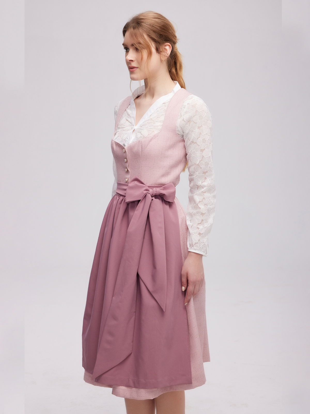 Stylisches Mini Dirndl in Rosa