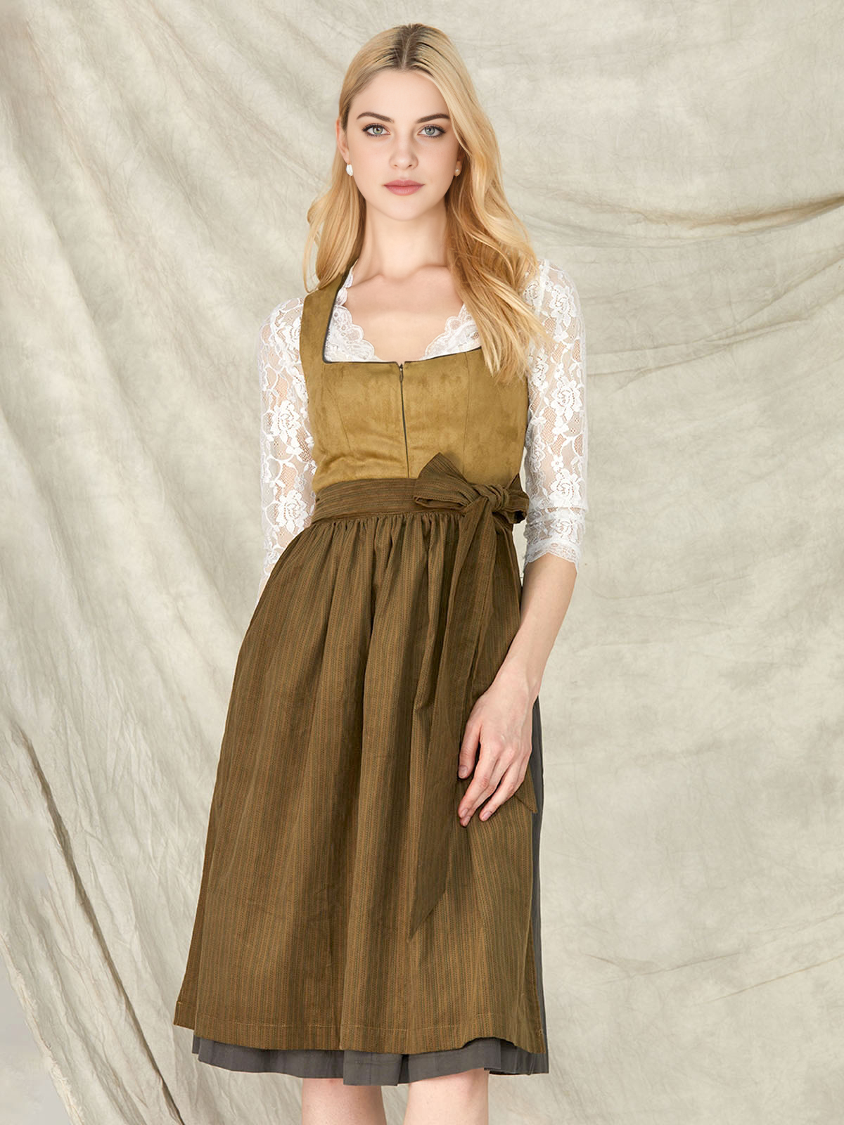 Dirndl in Grün – Eleganz mit modernem Schnitt