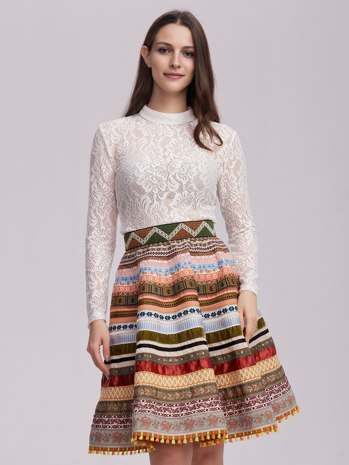 Dirndl mit Samt Oberteil